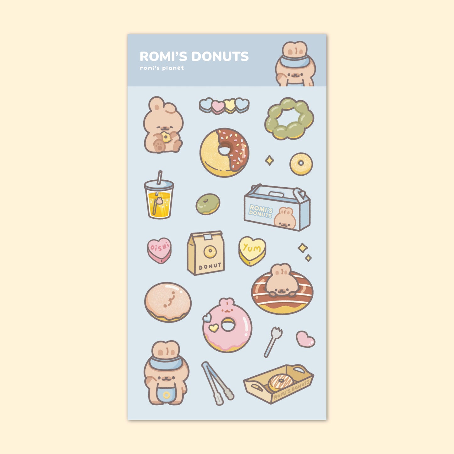 Romi’s Donuts Sticker Sheet