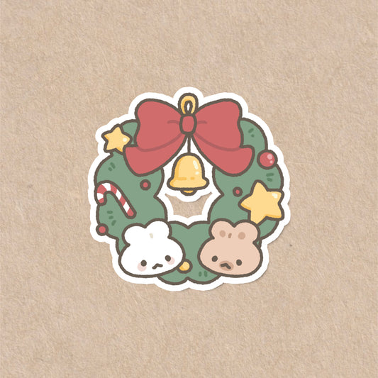 Christmas Wreath Sticker