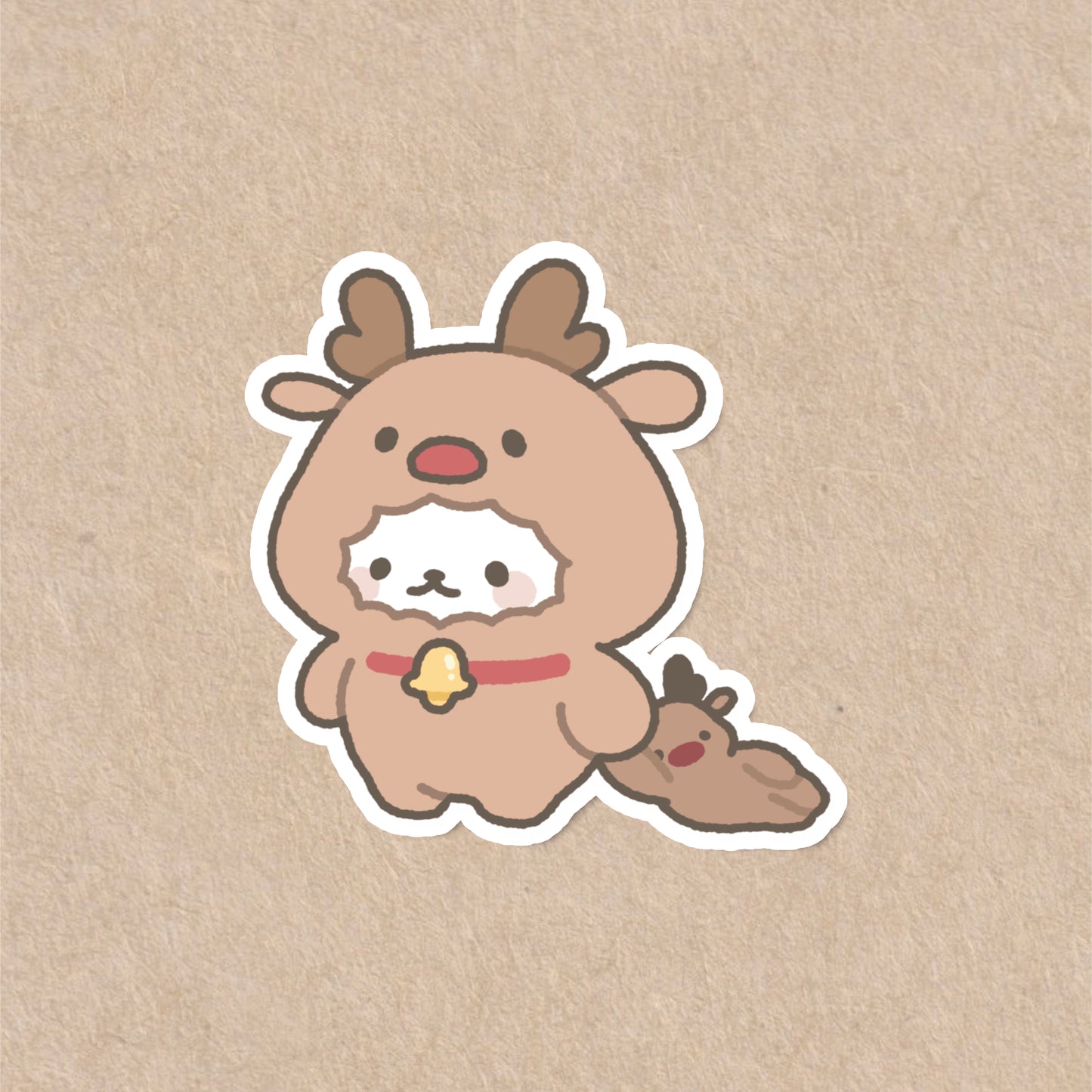 Reindeer Baby Sticker